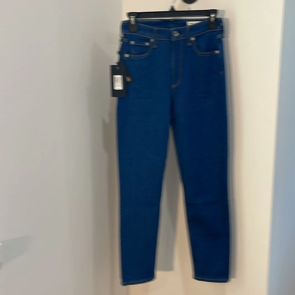 NWT rag & bone high-rise ankle cigarette jeans - Picture 5 of 10